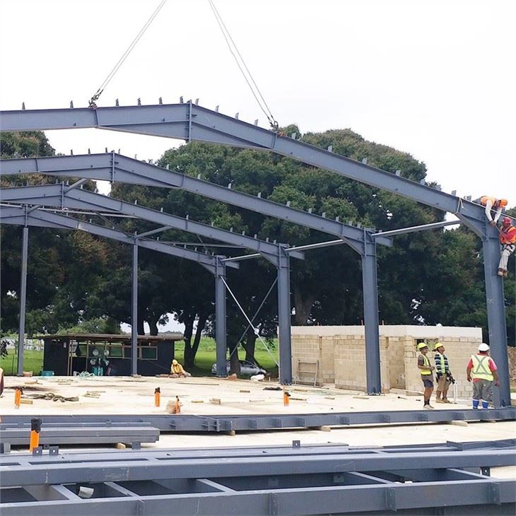 Tonga steel structure Installation-3