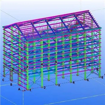 Aparcament d'estructura d'acer per a sòls pesats
