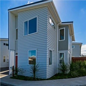 Cases amb estructura d'acer de luxe