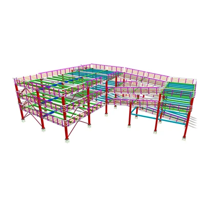 Proposta de disseny de garatge d'aparcament d'estructura d'acer CBC per al centre de Manila